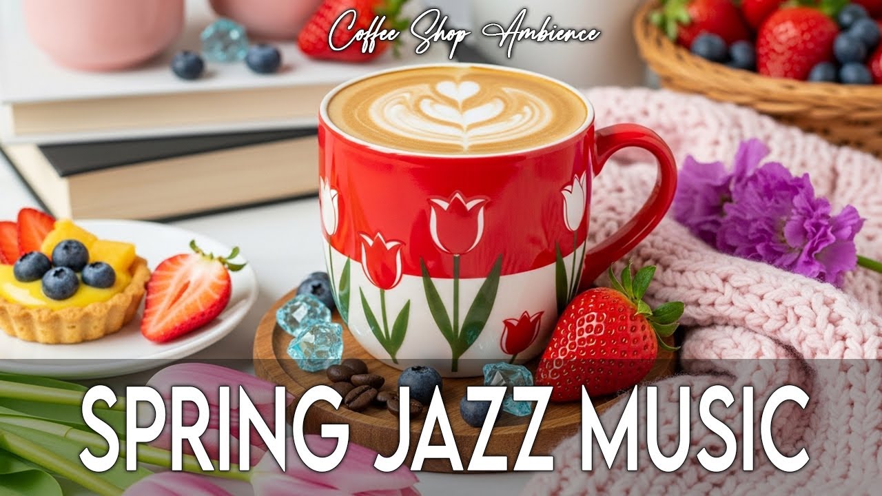 Soft Spring Jazz ☕Happy Bossa Nova and Morning Coffee Music for Focus & Good Mood.