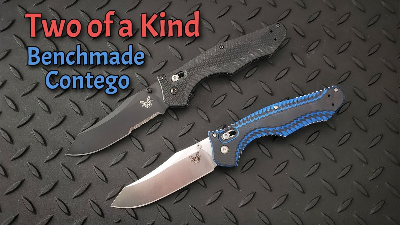 Benchmade Contego: Two of a Kind - Tough & Pretty Axis Lock Blade!