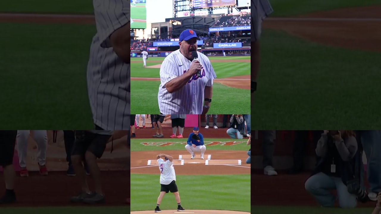 Kevin James brought the ENERGY to Citi Field 🤣 #shorts