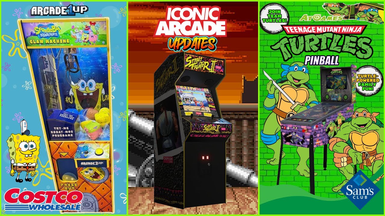 Sunday Chill & Chat | TMNT Pinball | SpongeBob SquarePants Claw Machine | Iconic Arcade Updates