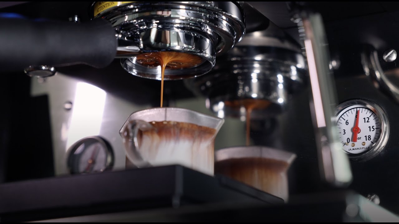 Morning Coffee XII [ La Marzocco Linea Mini ] Making Dirty Coffee.