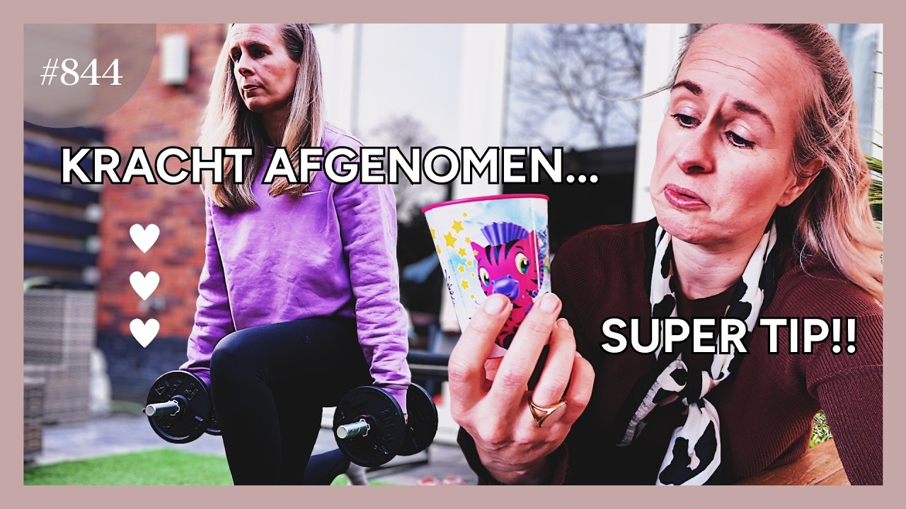 Spierafname, Kids water laten drinken & Minderen in chemicali&euml;n! - Vlog #844 //OPTIMAVITA