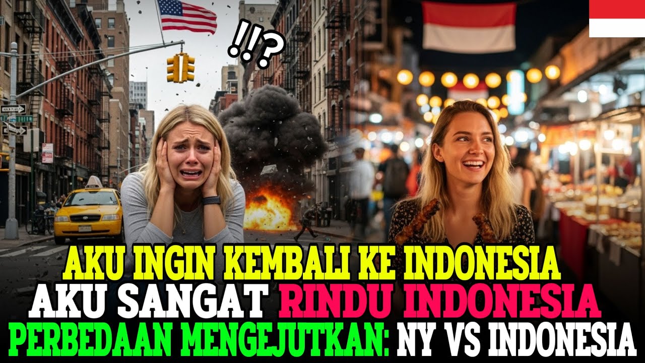 MAHASISWI ASING HIDUP TERTUTUP PASCA INSIDEN NEW YORK, TERHARU OLEH KEAJAIBAN SEDERHANA INDONESIA 💓