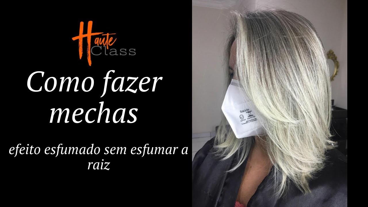 Como fazer mechas efeito raiz esfumada sem esfumar.