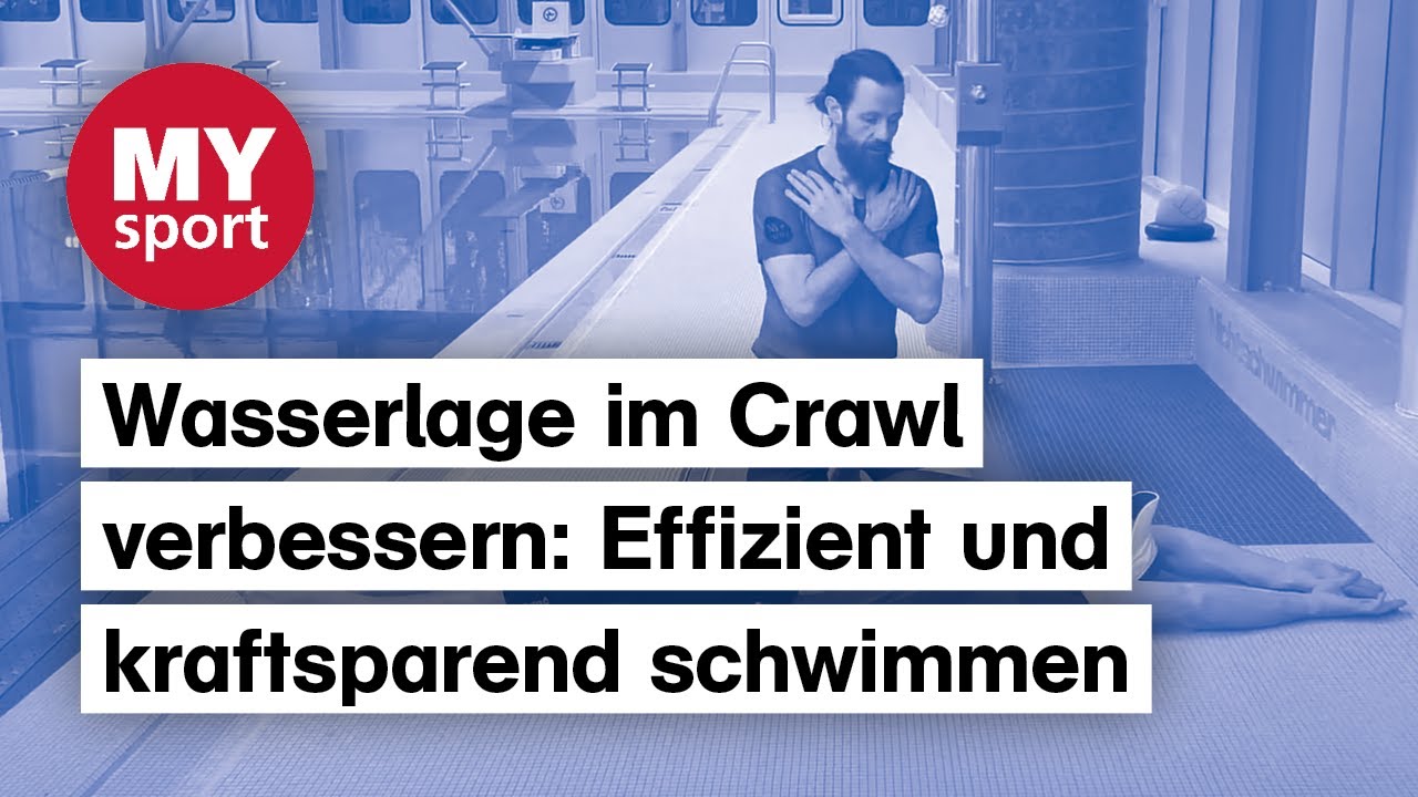 Wasserlage im Crawl verbessern: Effizient und kraftsparend schwimmen