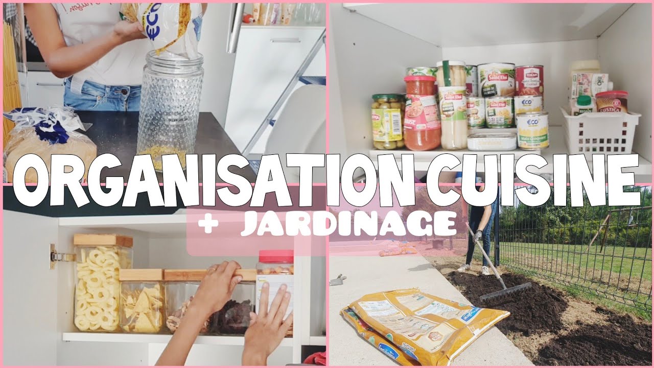 ✨️ORGANISATION cuisine + jardinage 🪴