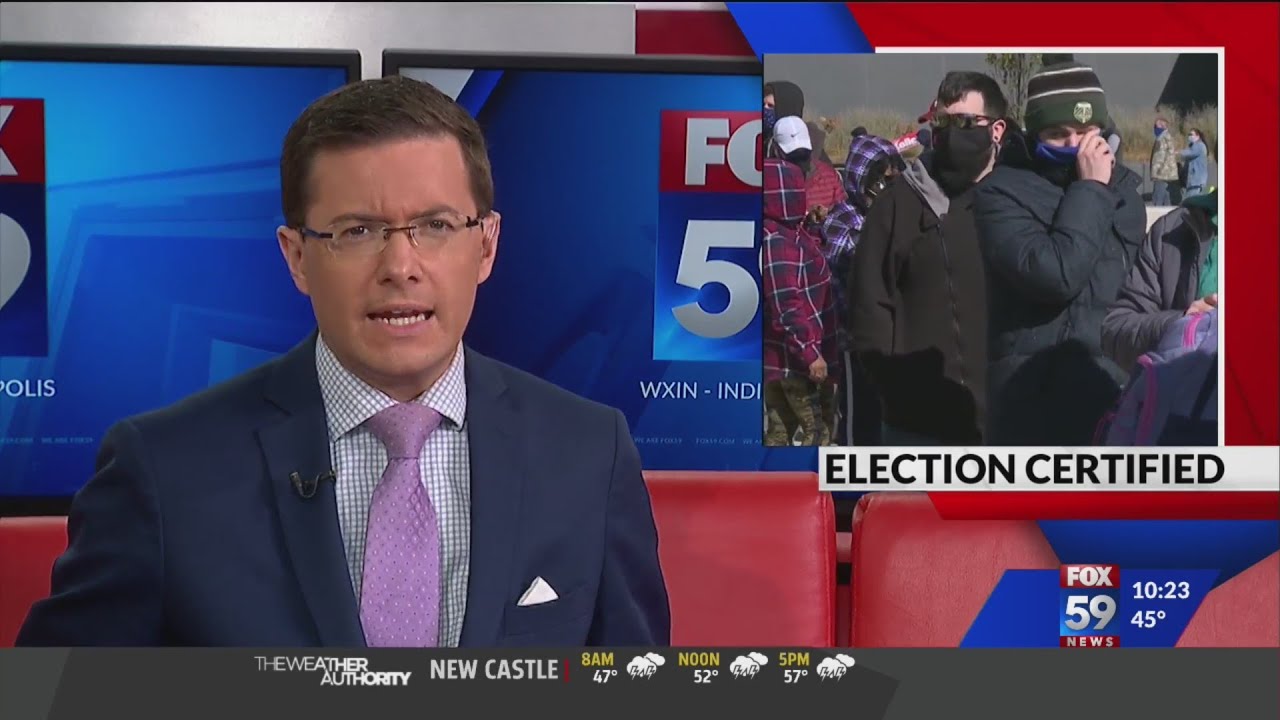 Indiana election results certified