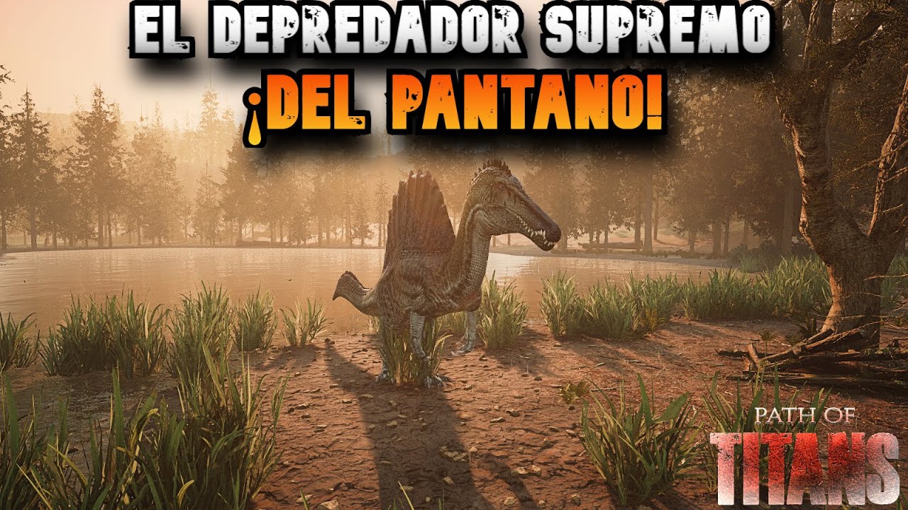 SPINOSAURUS 🔥 EL DEPREDADOR ACUÁTICO MAS LETAL DE PATH OF TITANS - BATALLA ÉPICA CONTRA SAURÓPODOS 🦕