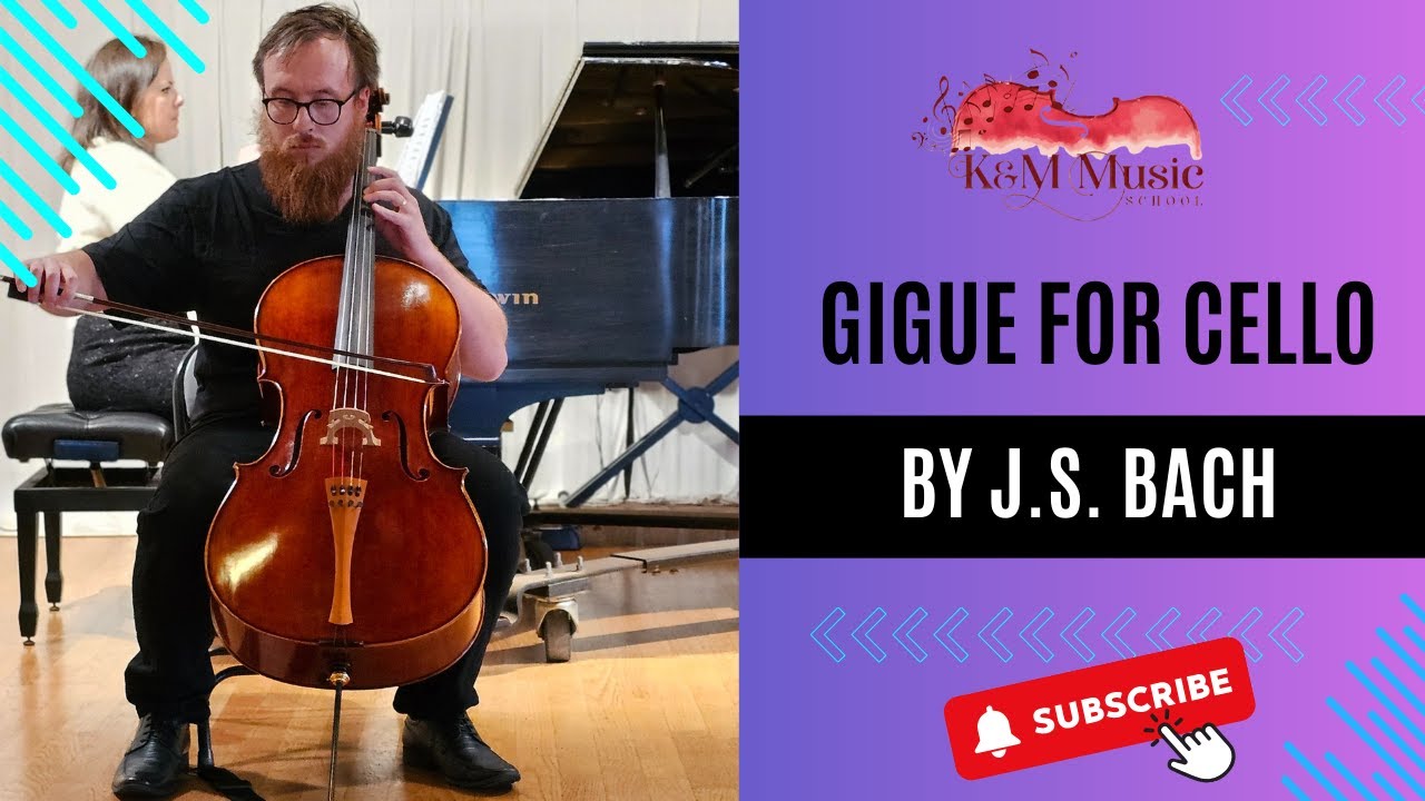 J.S. Bach Gigue for Cello - Kyle Hanson
