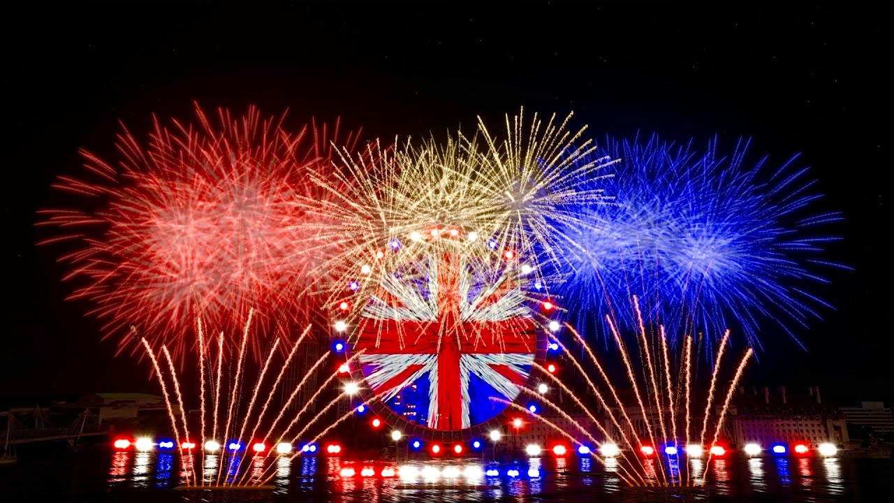 ⁴ᴷ London Fireworks Recreation 2024/2025: 