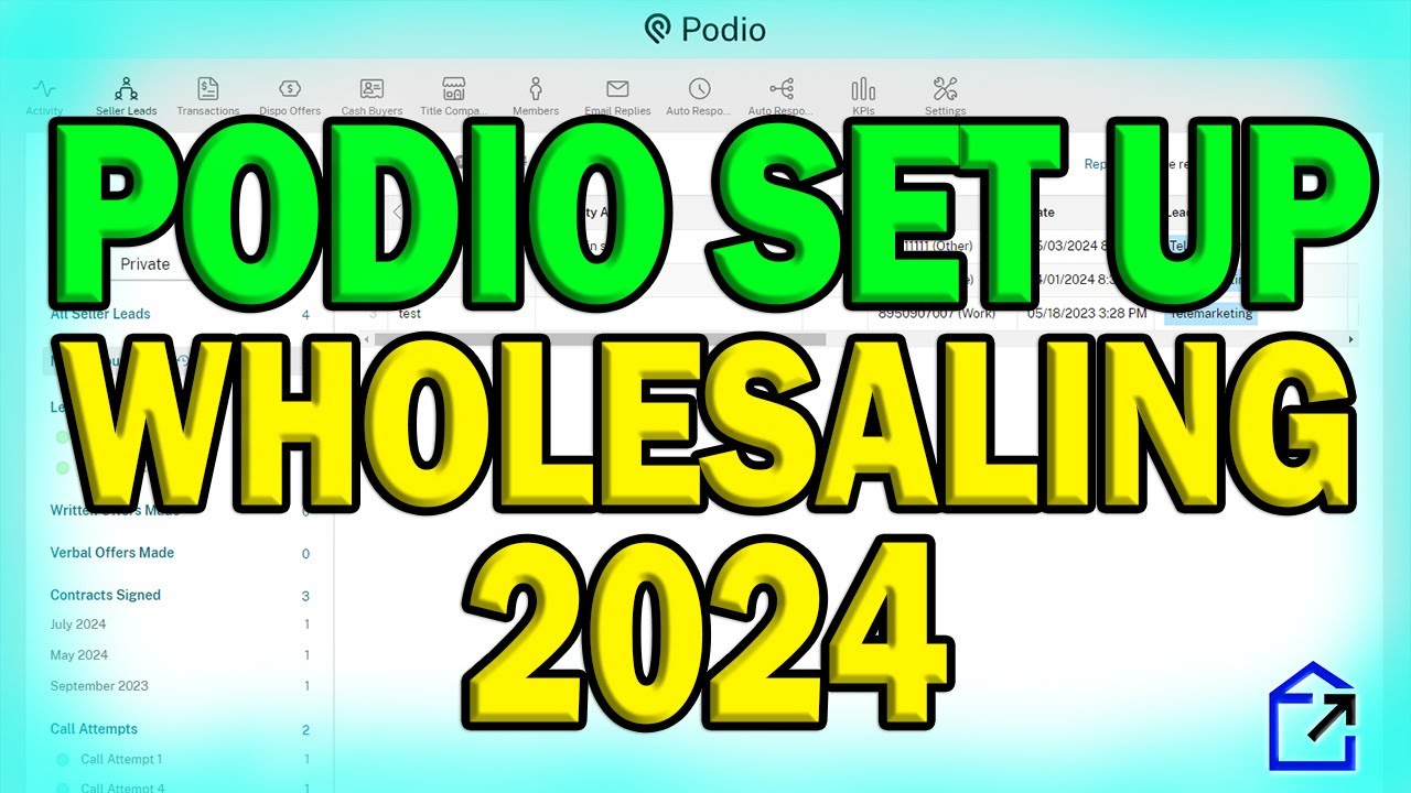 Easy Podio CRM Set Up For Wholesaling Real Estate In 2024!