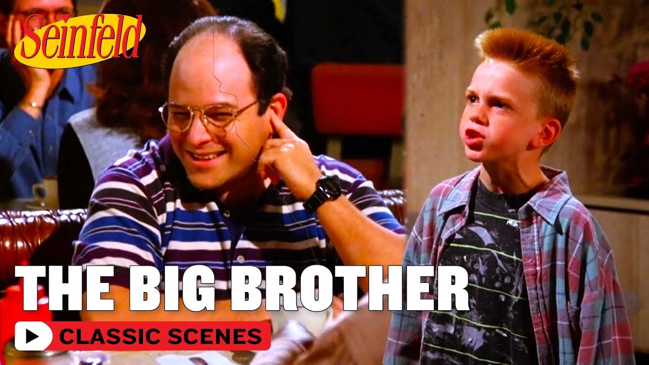George Tries To Weasel Out Of The Big Brother Program | The Raincoats | Seinfeld