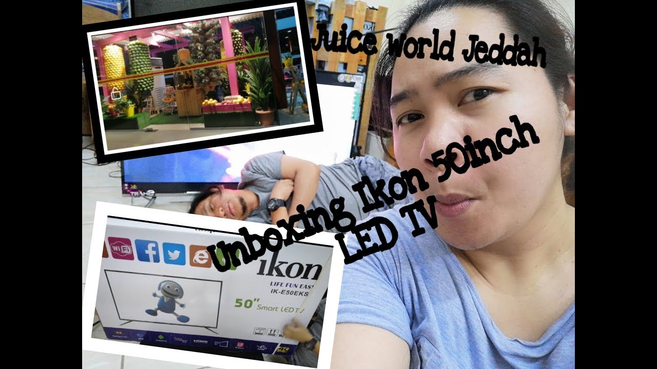 JUICE WORLD JEDDAH + UNBOXING IKON 50INCH LED SMART TV- KIB Life Vlogs--October 01, 2019