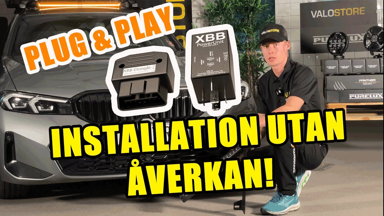 Installera Extraljus med XBB | Montering utan åverkan!