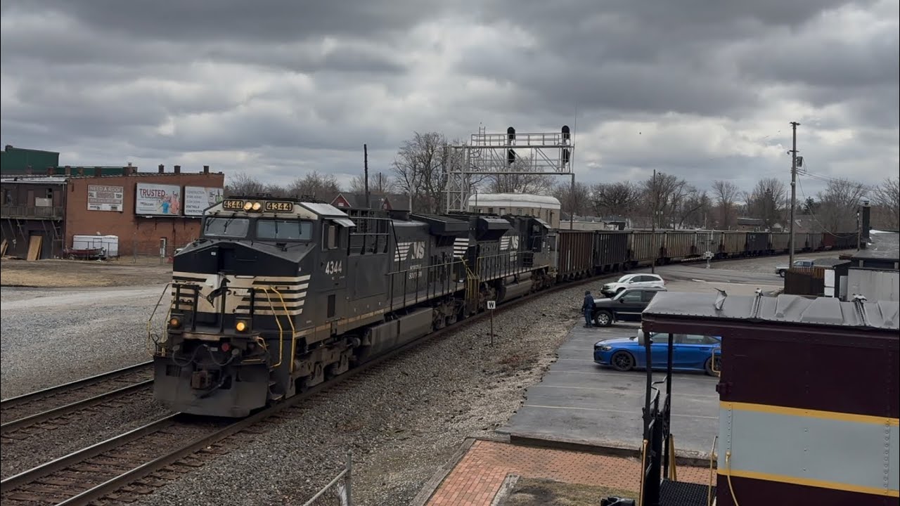 Coal Tubs Loaded Down and an Active Columbus Sub