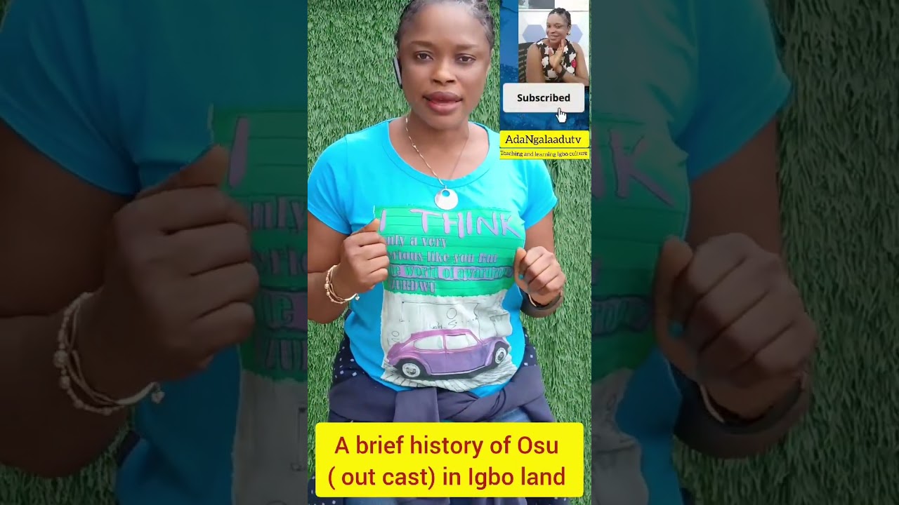 A brief story about osu / outcast in Igbo land 