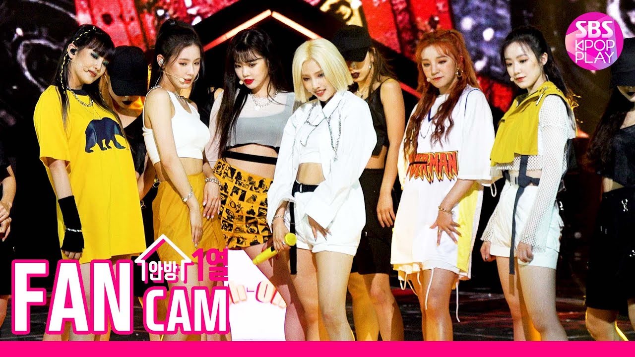 [안방1열 직캠4K] (여자)아이들 'Uh-Oh' 풀캠 ((G)I-DLE 'Uh-Oh' FanCam)│@SBS Inkigayo_2019.7.14
