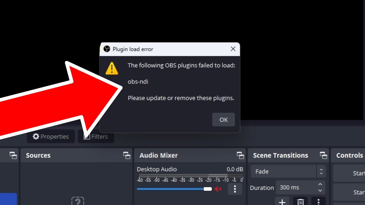 Как удалить плагины OBS и исправить сообщение об ошибке obs-ndi (ПК с Windows)