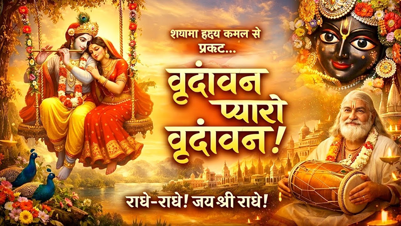 वृंदावन प्यारो वृंदावन | Vrindavan Pyaro Vrindavan | New Radha Krishna Bhajan  | Most Popular Bhajan