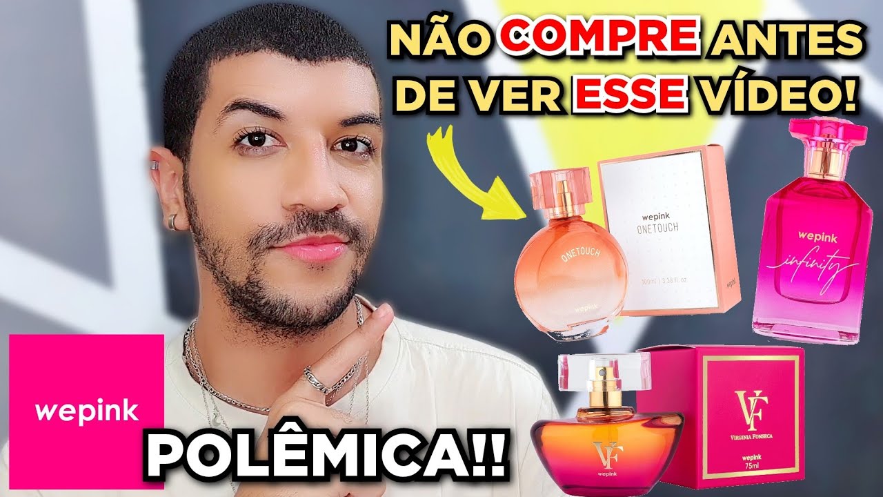 Perfumes da Virginia Fonseca - Perfume One Touch, Perfume Infinity, Body Splash VF We Pink