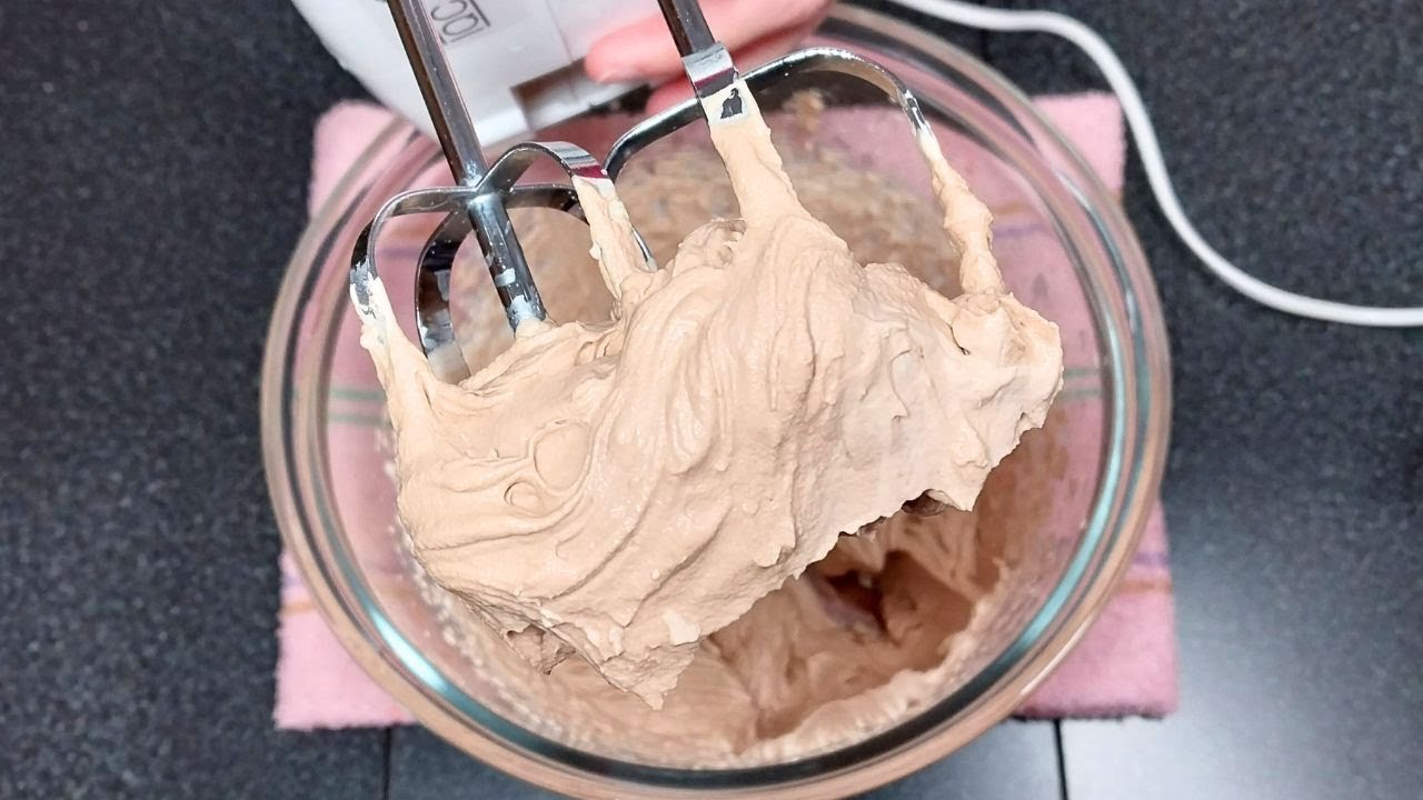 COMO HACER CREMA CHANTILLY DE NUTELLA FIRME, FÁCIL Y RÁPIDA