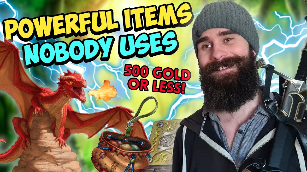 Top 5 Underrated But AWESOME Uncommon Items In D&D