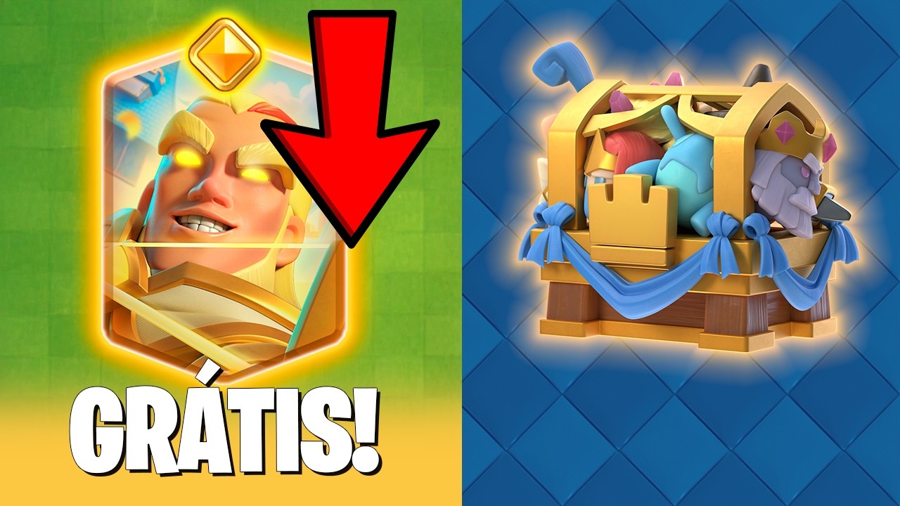 HERÓI GRÁTIS NERFADO no CLASH ROYALE