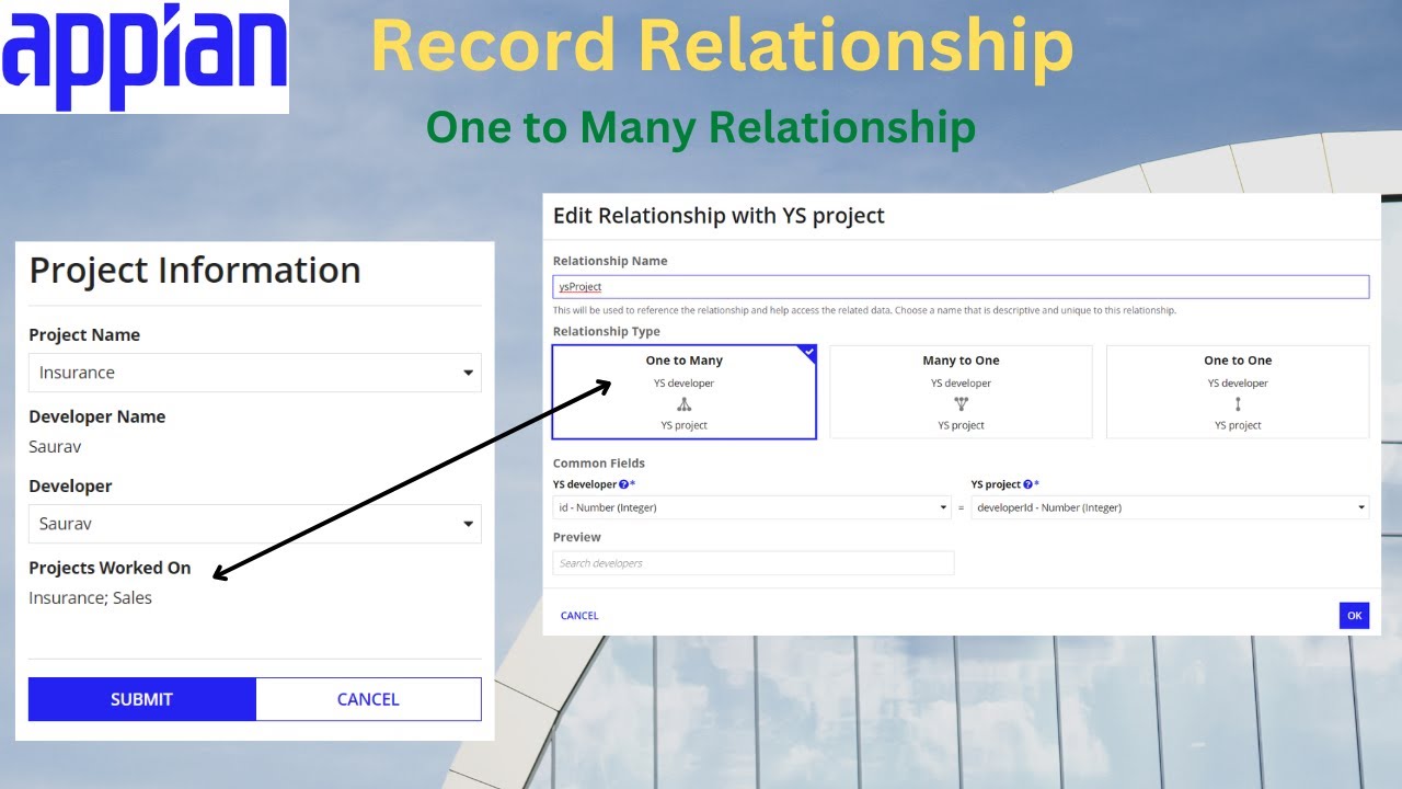 Record Relationship in Appian | One to Many relationship | Practical Examples | Query Record Type