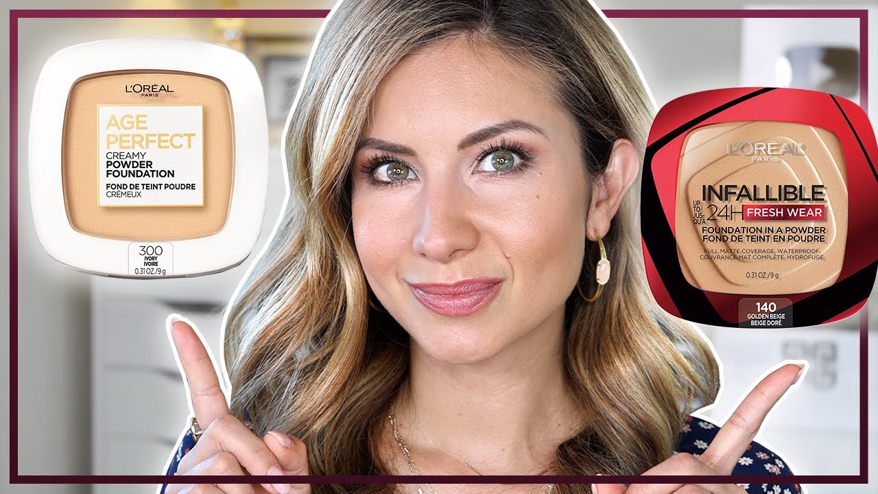 Powder Foundation for Mature Skin vs Viral Powder Foundation Wear Test!