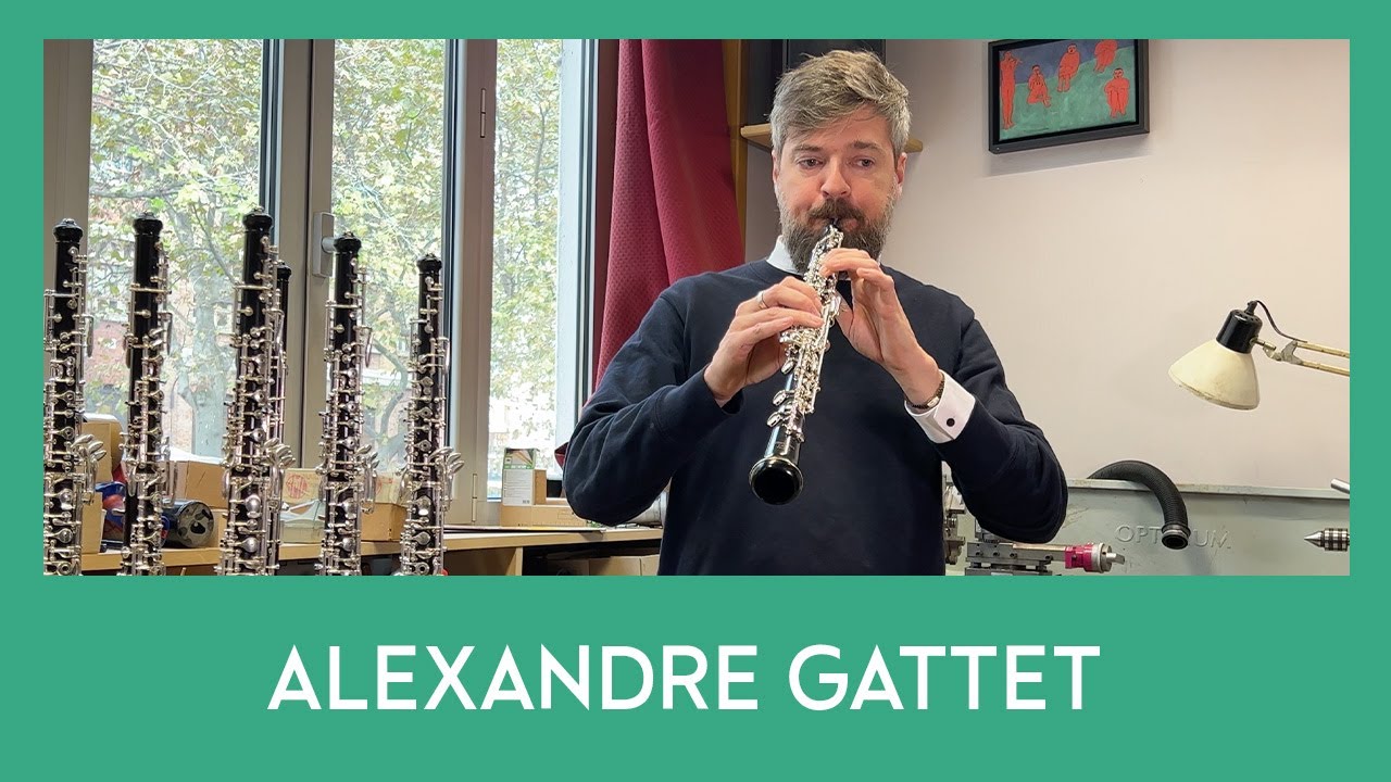 Alexandre Gattet teste 3 hautbois chez Marigaux