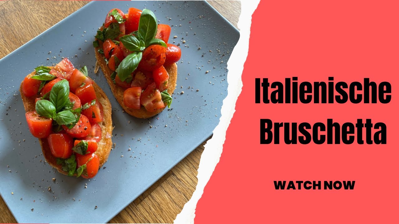 Klassische italienische Bruschetta