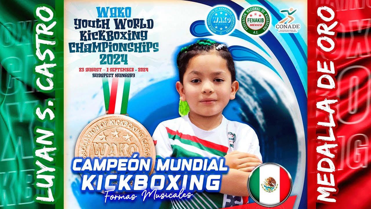 🥇Luyan Siulmar Castro-1er lugar Formas Musicales Campeonato Mundial de Kickboxing, Cadetes & Juniors