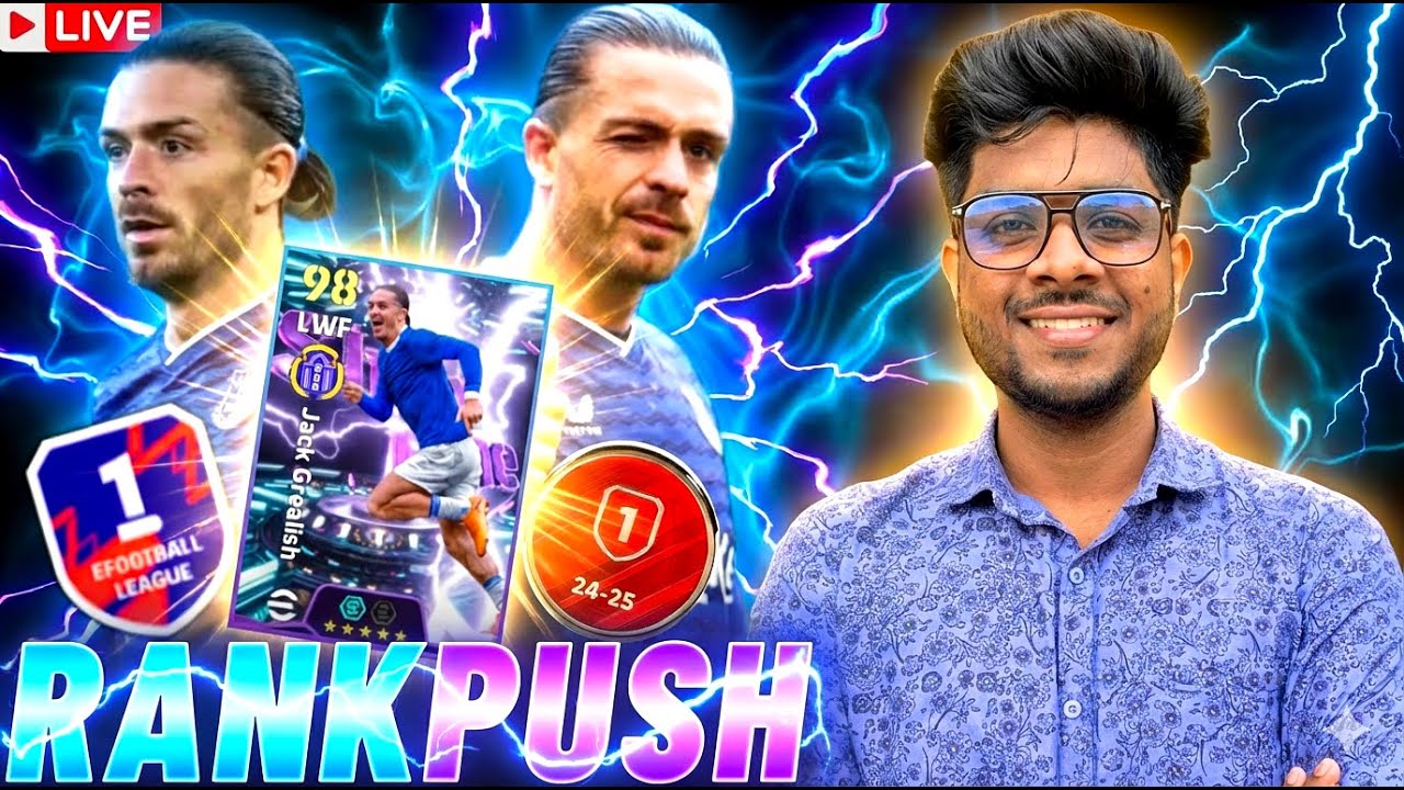 Last Day of Rankpush For Free Showtime Grealish #efootball  #live