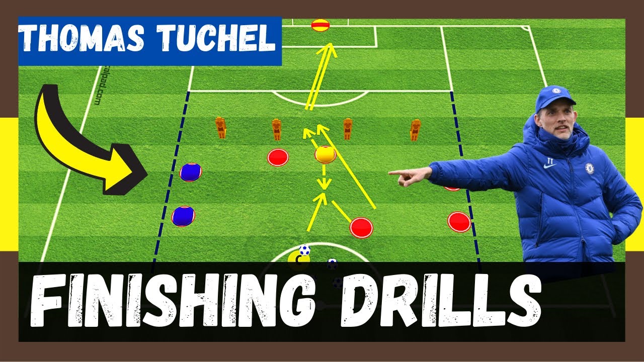 ✅ Passing And Finishing Soccer drills / Thomas Tuchel