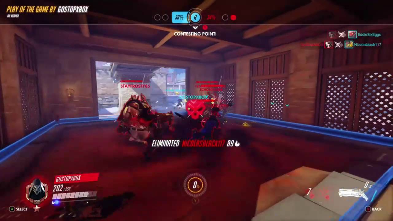 Overwatch Reaper Play of the Game - Perfectly Timed Voice line
