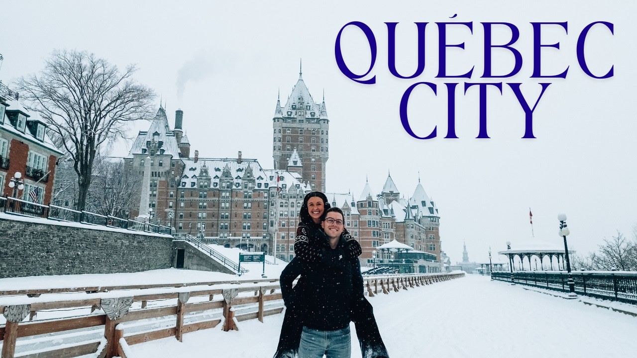Quebec City Winter Weekend Vlog | Dinner in an ice hotel, Snow Tubing, Fairmont Le Château Frontenac