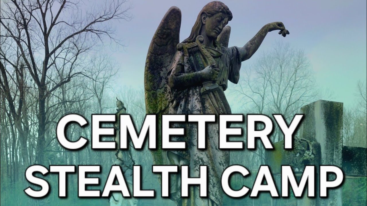 Stealth Camping in Alabama's LARGEST Cemetery 