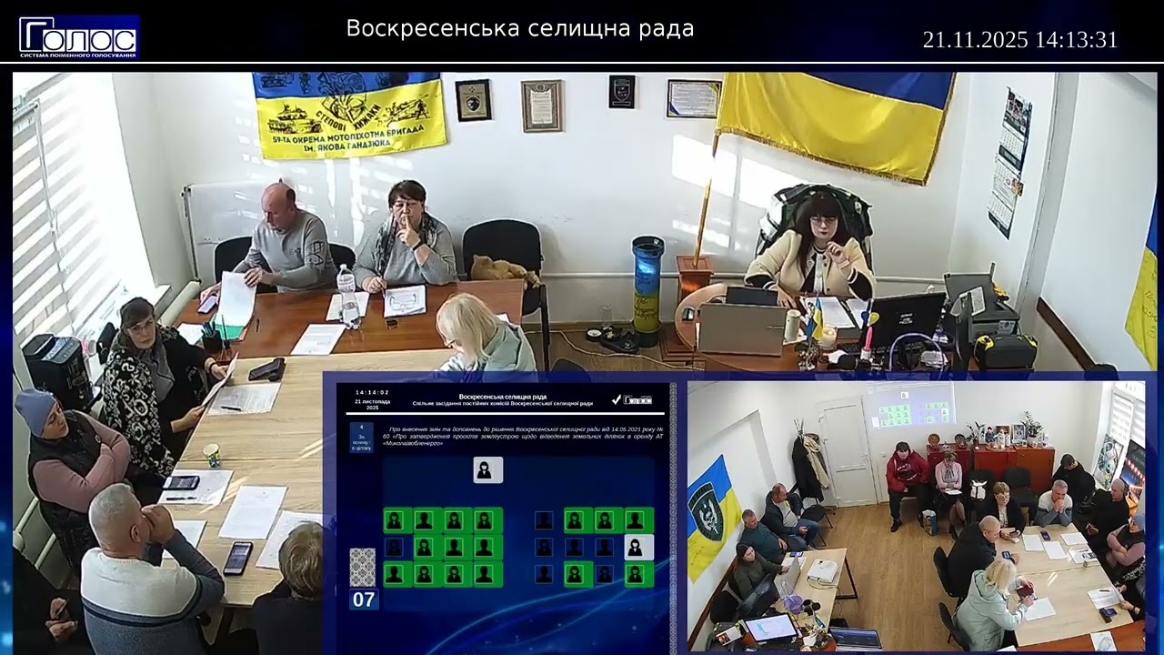 Спільне засідання постійних комісій Воскресенської селищної ради 21.11.2025 частина 1