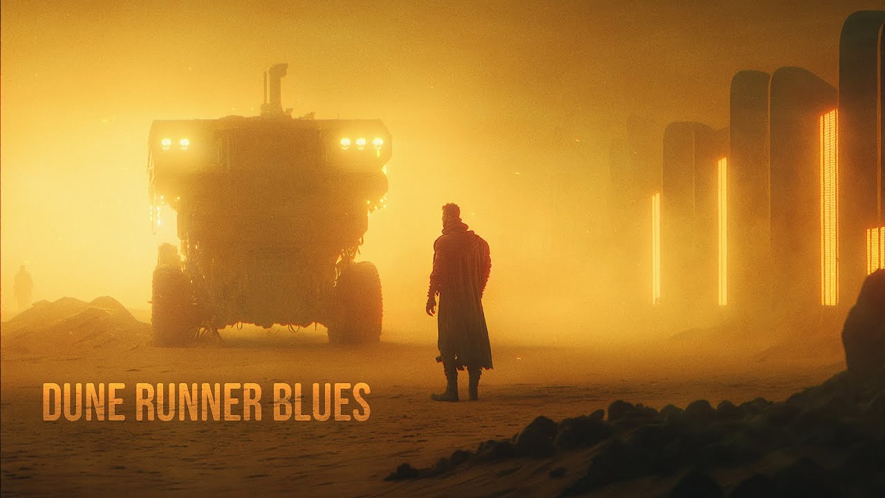 Dune Runner Blues - PURE Cyberpunk Ambient - Mood Enhancing Sci Fi Music