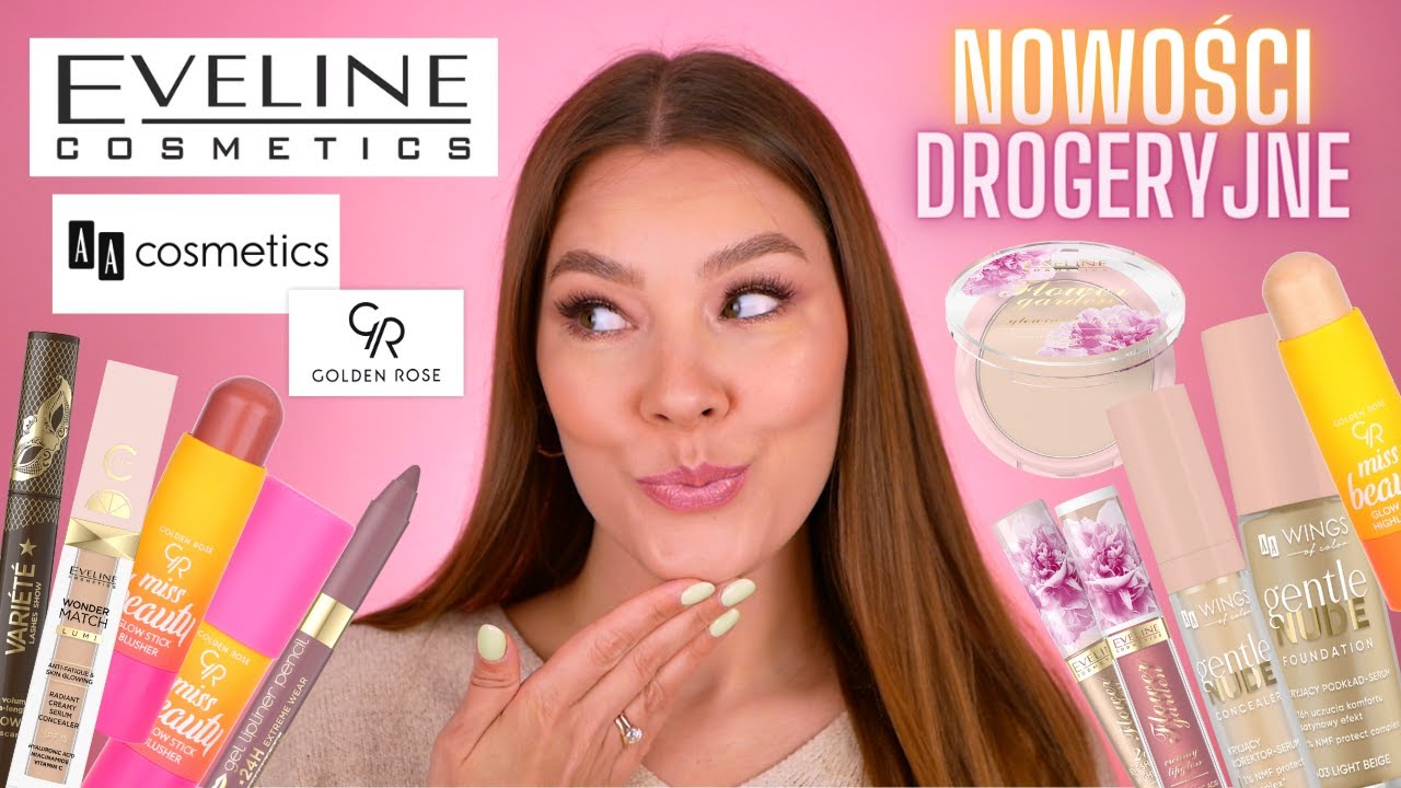 POLSKIE NOWOŚCI DROGERYJNE! 🔥 Eveline, Golden Rose i AA Wings of Color! BOSKIE kremowe KONTUROWANIE!