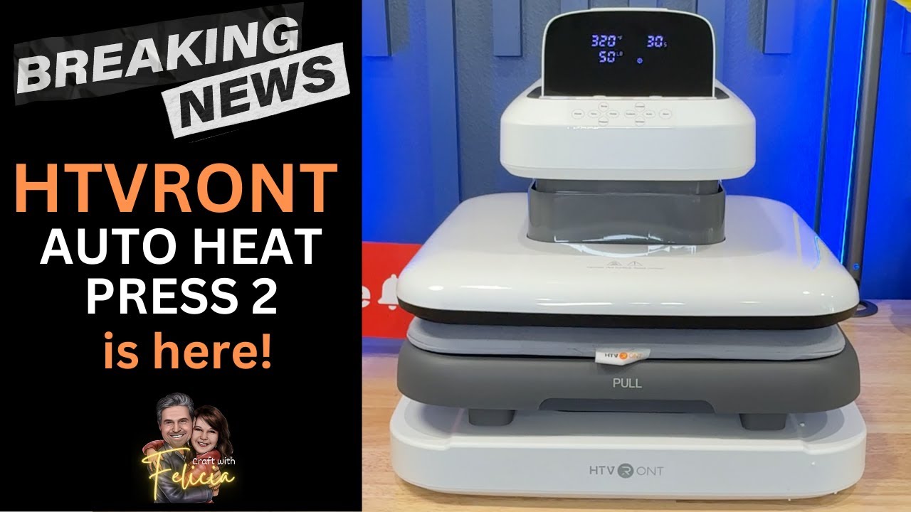 HTVRONT Auto Heat Press 2: стоит ли этот новый тепловой пресс своих денег?