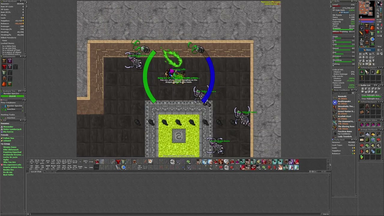 Tibia - Bone fiddle speedrun