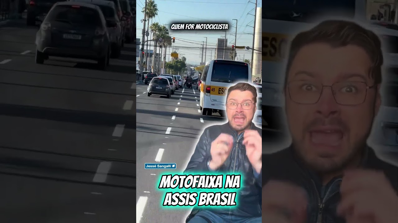 MOTOFAIXA em implanta&ccedil;&atilde;o na Assis Brasil! #motofaixa #portoalegre