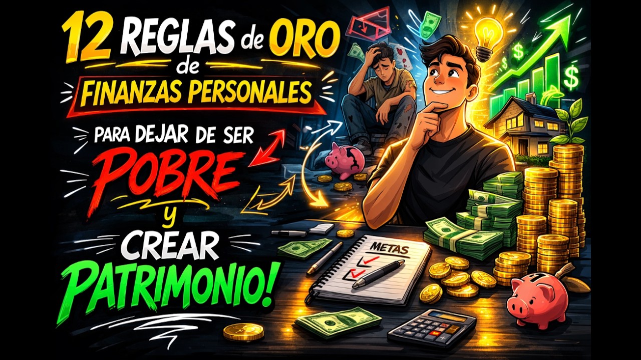 🤑 12 REGLAS de ORO de FINANZAS PERSONALES para Dejar de Ser Pobre y Crear Patrimonio
