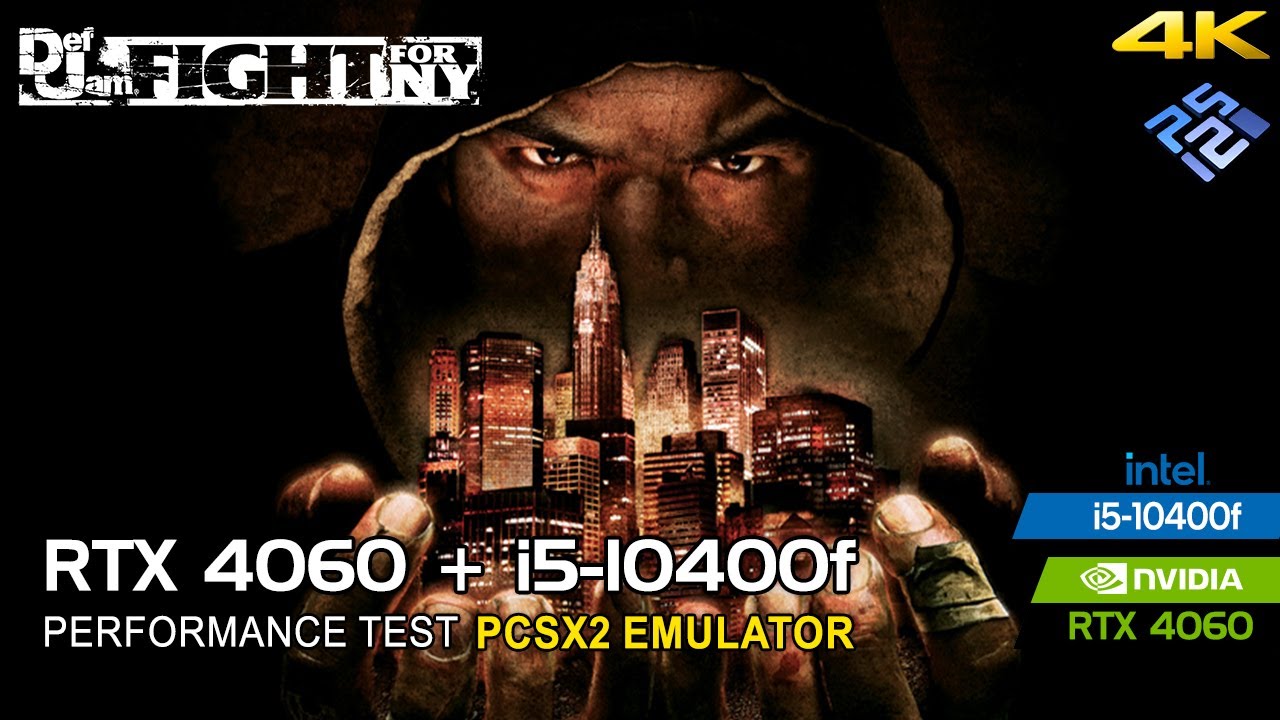 Def Jam: Fight for NY 4K (In-game) 60FPS with HD Textures | RTX 4060 + i5-10400F 16GB RAM | PCSX2