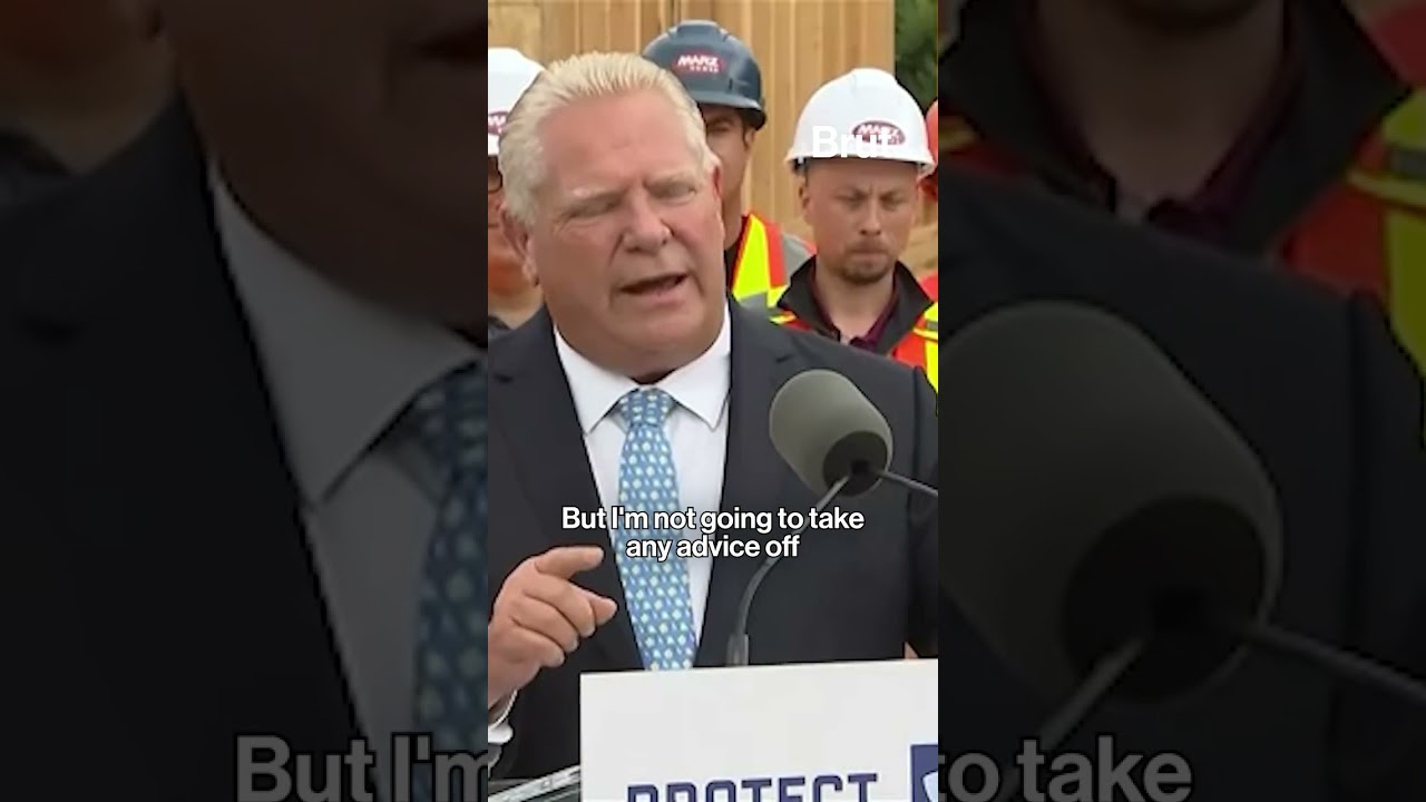 Doug Ford says Trump can kiss his ass.
