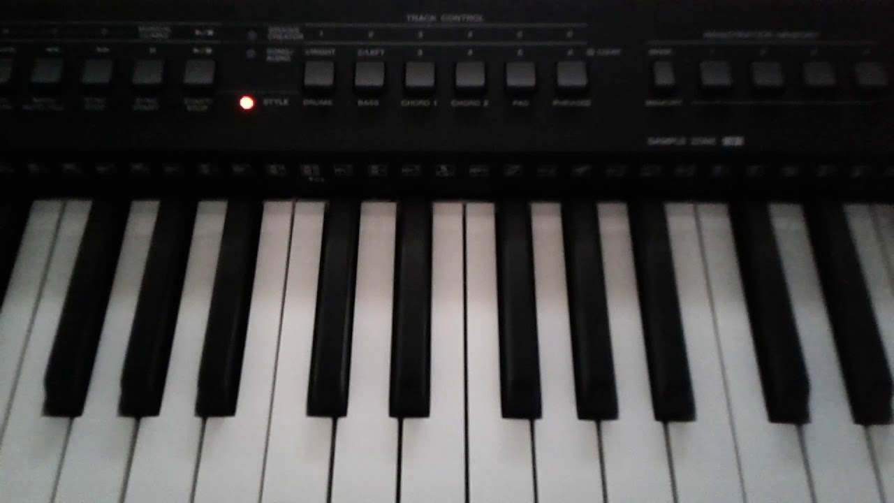 Como acionar o sustain do teclado yamaha PSR 463