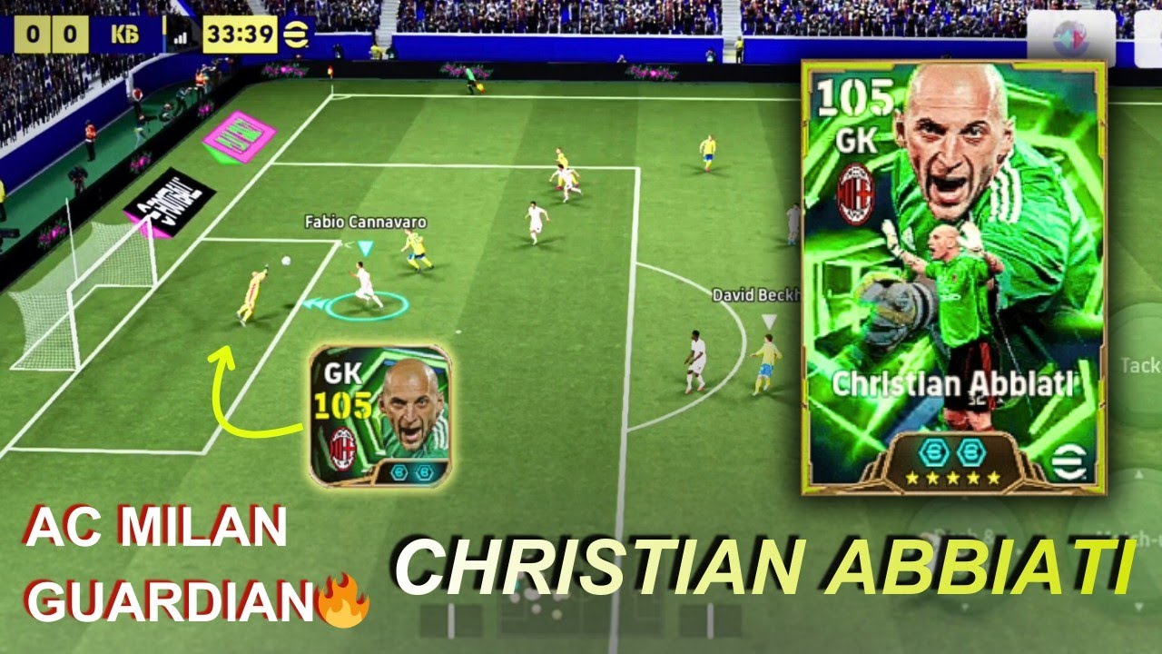 CHRISTIAN ABBIATI 🔥THE AC MILAN GUARDIAN ⚡ATTACKING GOALKEEPER CHRISTIAN ABBIATI GAMEPLAY 