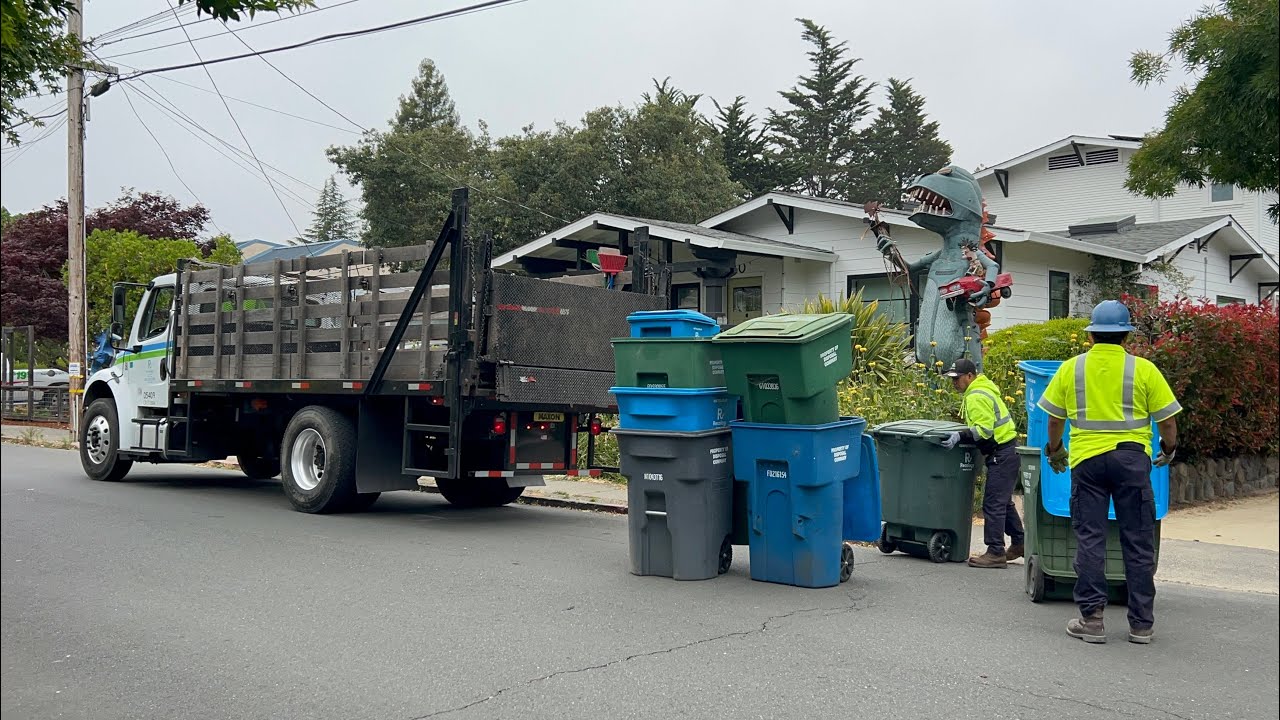 City of Sebastopol garbage cart roll in - Recology