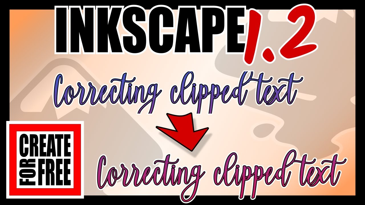 Font Characters Cut Off Inkscape